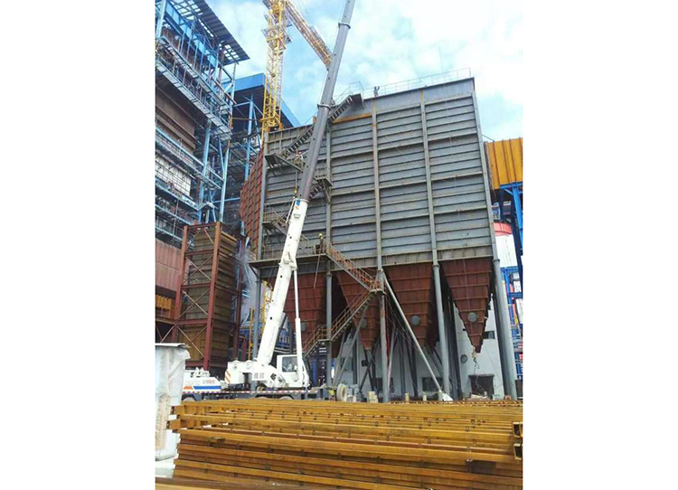 貴陽鋁廠電袋復(fù)合除塵器1